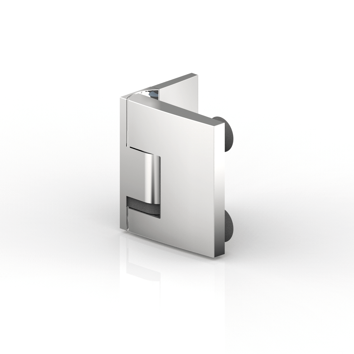 Pavone douchescharnier wand/glas 90° - 8390 - Links