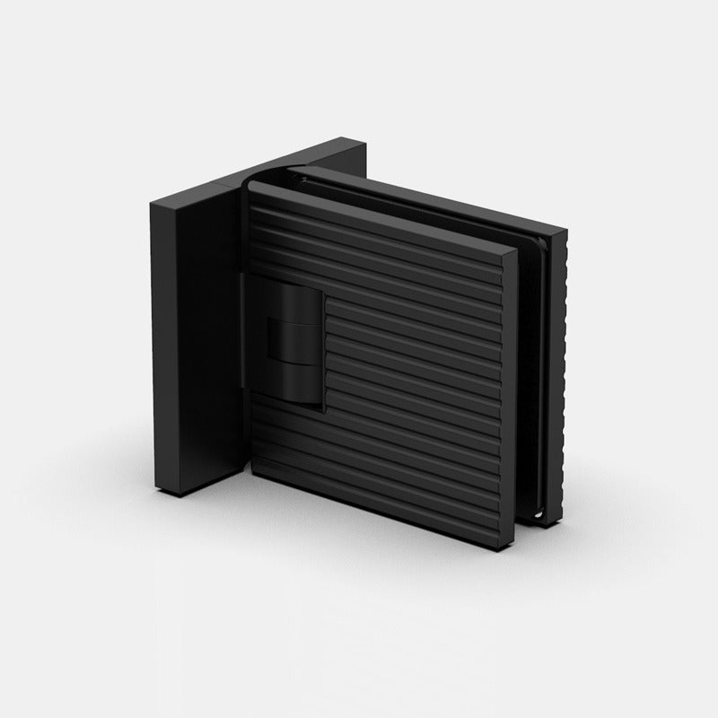 Flamea+ Linea douchescharnier wand/glas 90° - 8134M1 - Mat Diep Zwart