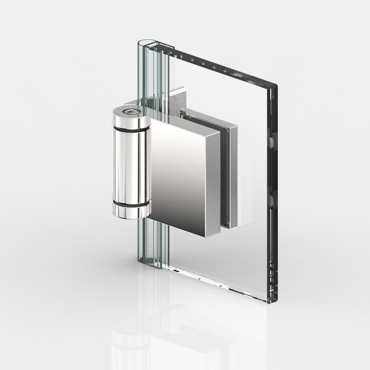 Flinter douchescharnier wand/glas 90° - 8152 - Glas